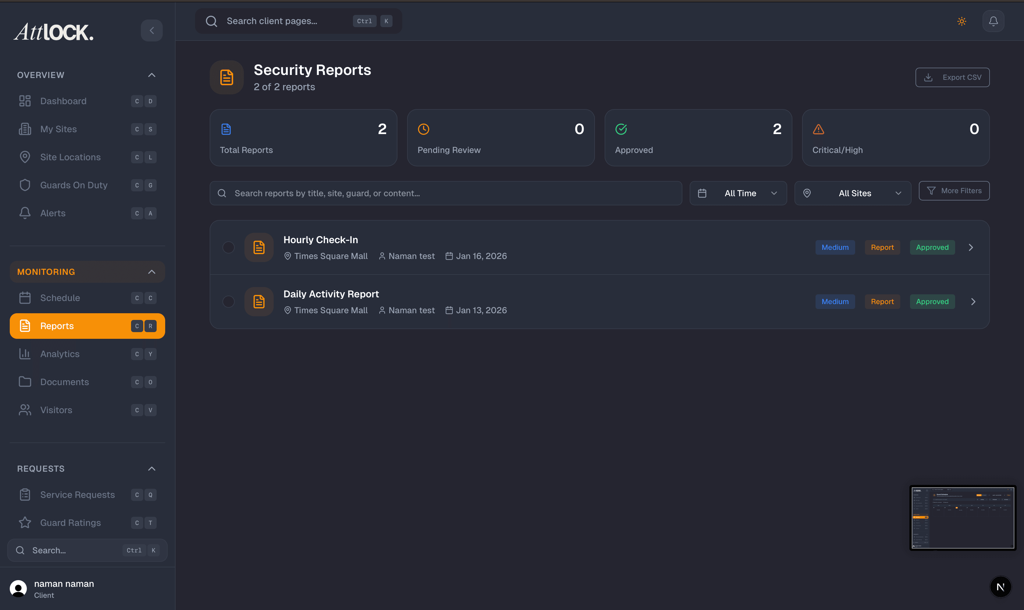 Transparent Reporting