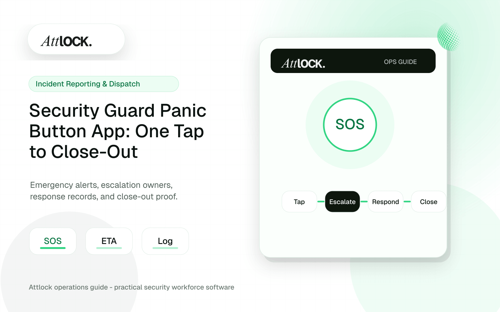 Security Guard Panic Button App: One Tap to Close-Out
