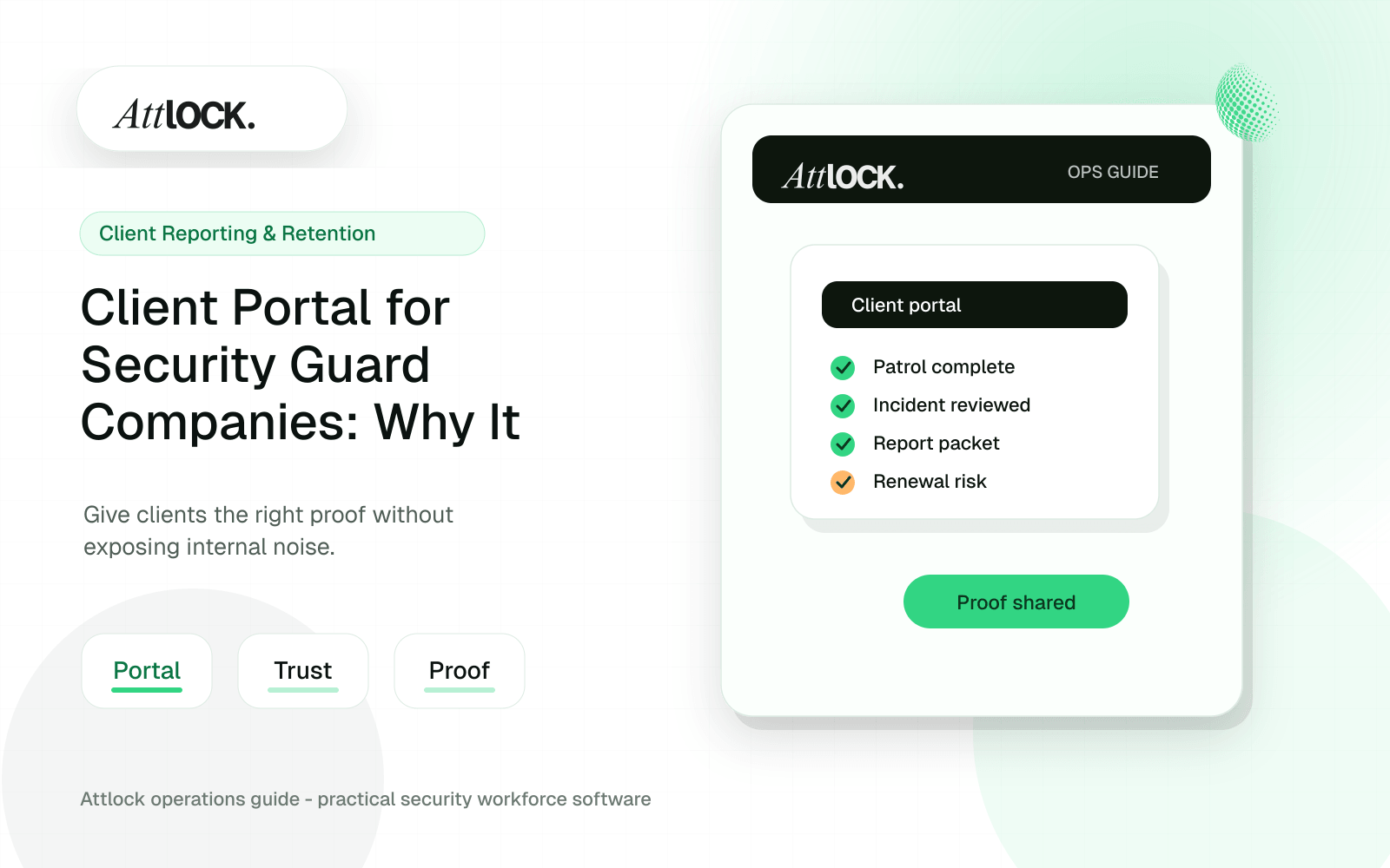 Client Portal for Security Guard Companies: Why It Matters
