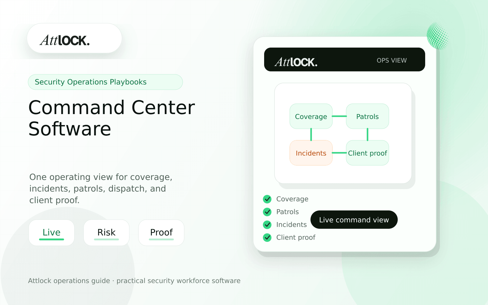 Security Command Center Software: Centralize Field Ops